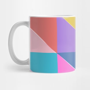 Abstract Triangle Patchwork Mug